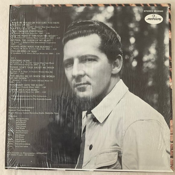 Jerry Lee Lewis: Touching Home Vintage Vinyl Record - Picture 2 of 10